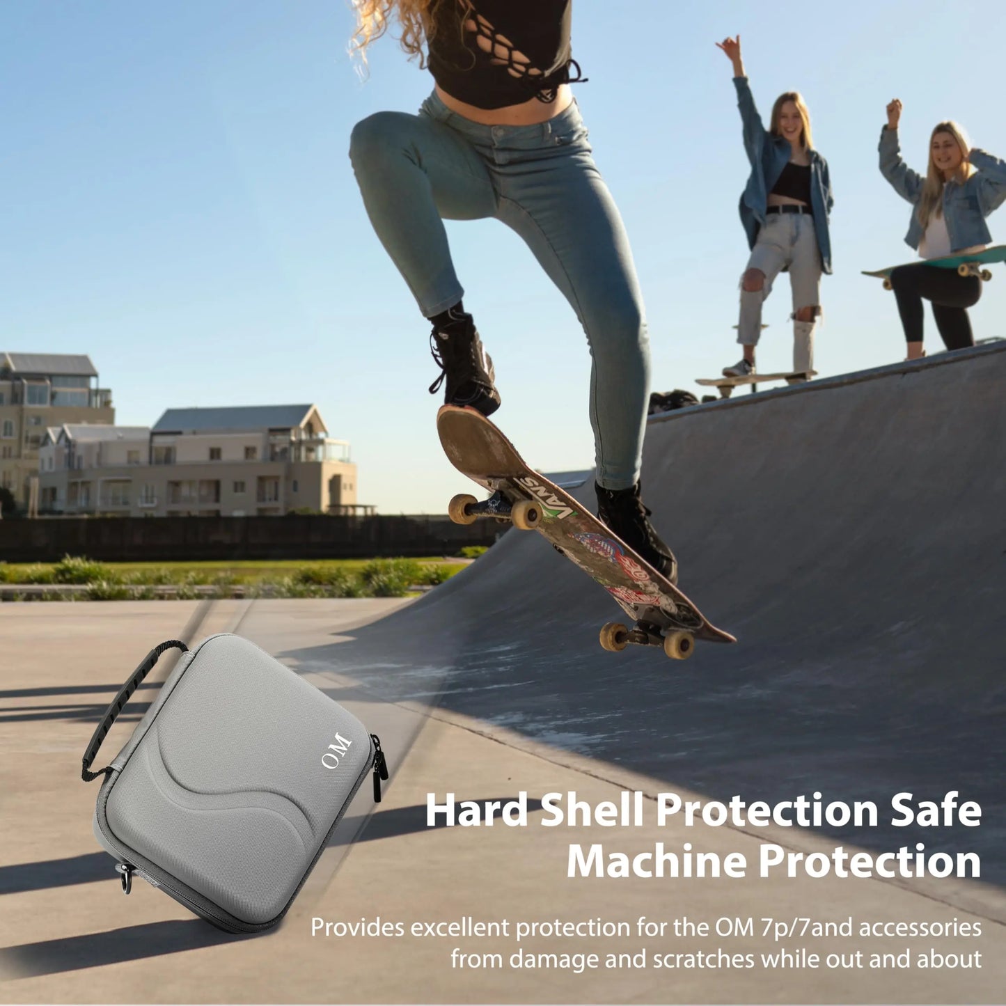 Osmo Mobile 7P Case,Portable PU Shoulder Bag for  OM 7 Pro/7 Gimbal Stabilizer Travel Case for  Osmo Mobile 7P Accessories