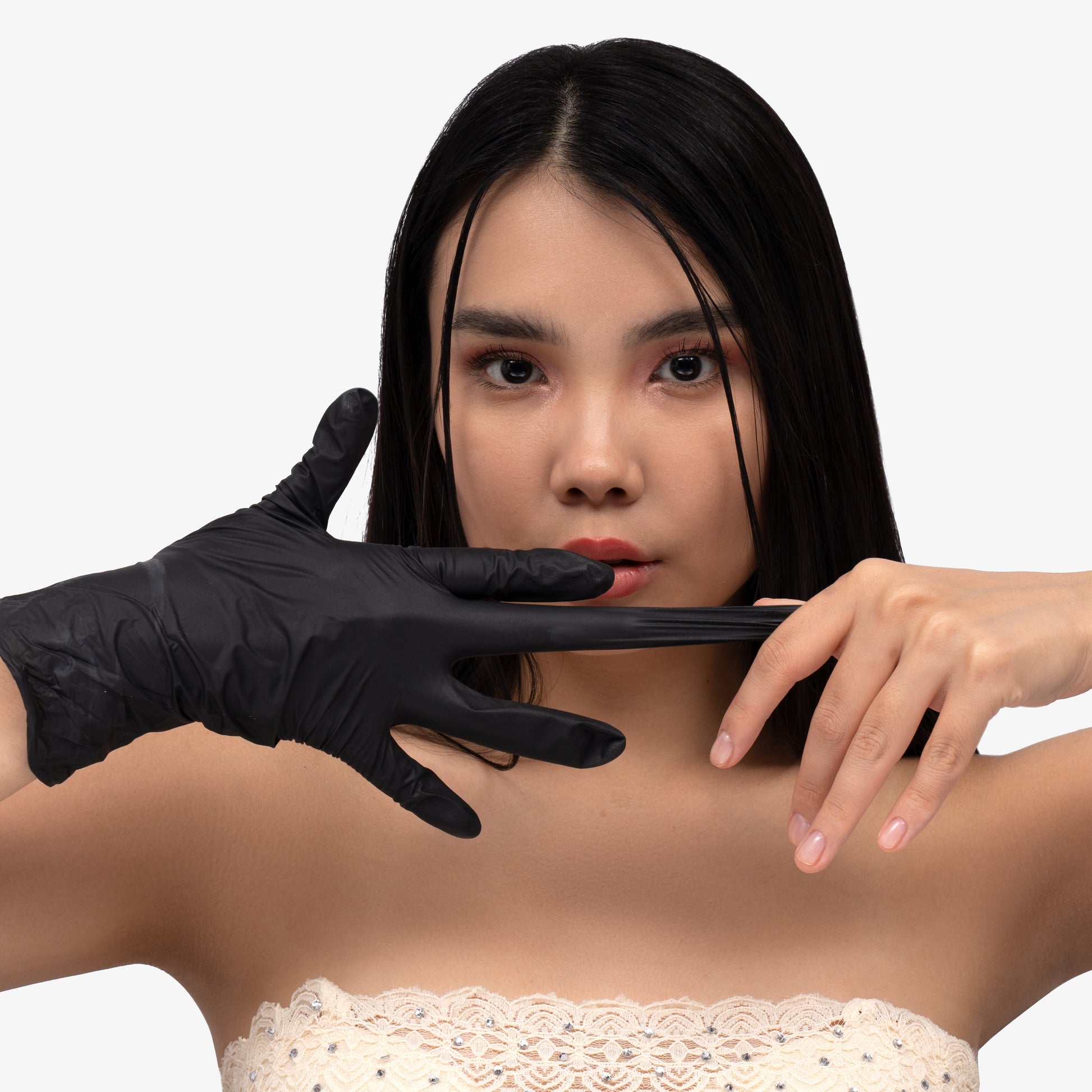 Nitrile Gloves 6 Mil, Latex Free, Powder-Free (1 Pack- 100Pcs.)