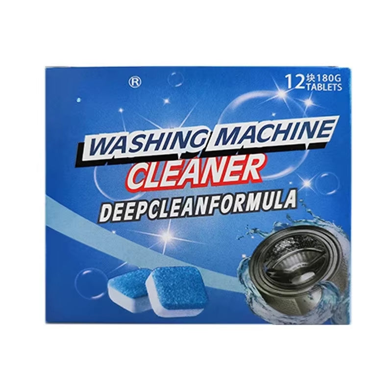Detergent 4/8/12 PCS Household Cleaning Accessories Washing Machine Cleaning Tablets Effervescent Cleaning Tablets Cleaner For