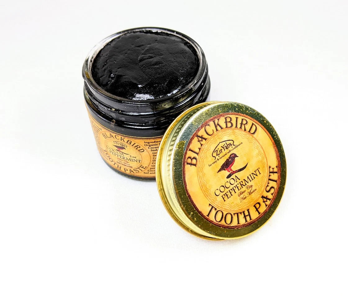 Toothpaste, Calcium, Cocoa, Peppermint, Activated Charcoal, Vegan, Chemical Free, Fluoride Free, Organic, SLS Free