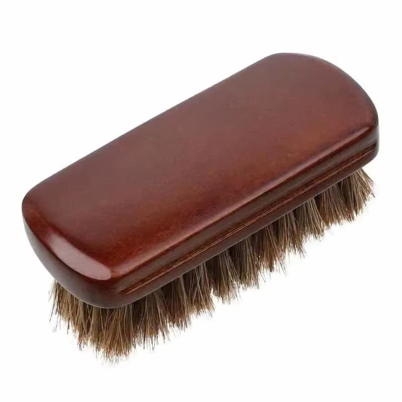 Car Wash Horsehair Brush Detailing Tools Polished Shoe Cleaning Brush Clean Detail Carwash Interior Accessories Washing Products