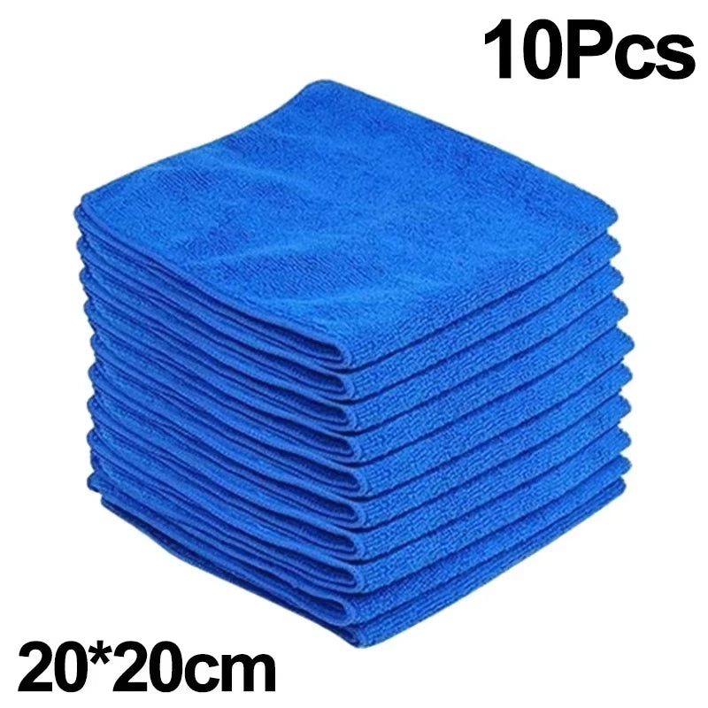 Thin Microfiber Cleaning Cloths Lint Free Microfiber Cleaning Towel Cloths Reusable Cleaning Towels Absorbent for Car Window