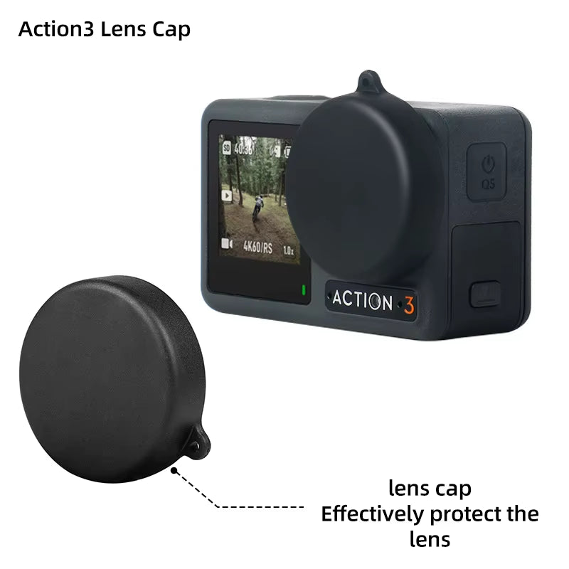 Action 3/4/5 Tempered Glass Screen Protector Film Lens Protection Cover for  OSMO Action 5 PRO 4 3 Camera Accessories