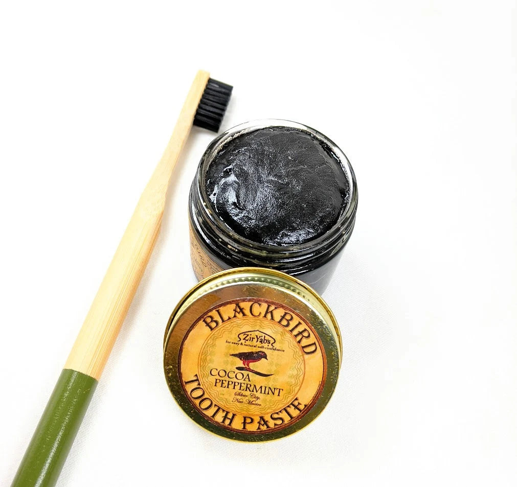 Toothpaste, Calcium, Cocoa, Peppermint, Activated Charcoal, Vegan, Chemical Free, Fluoride Free, Organic, SLS Free