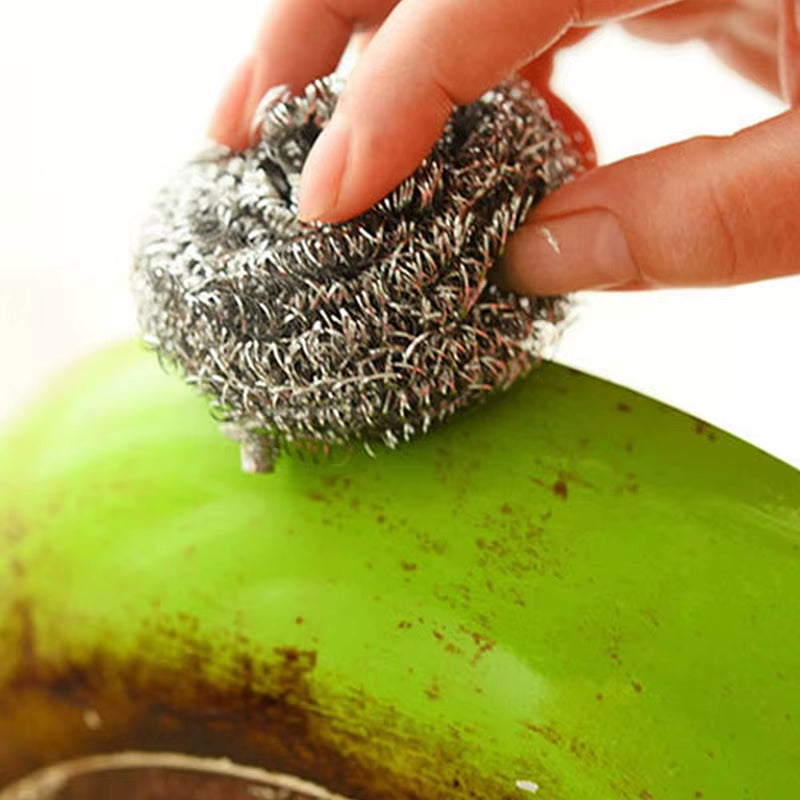 5/10/20Pcs Stainless Steel Cleaning Ball Brushes Household Cleaning Tool Cleaning Balls Kitchen Utensils High Quality Tools