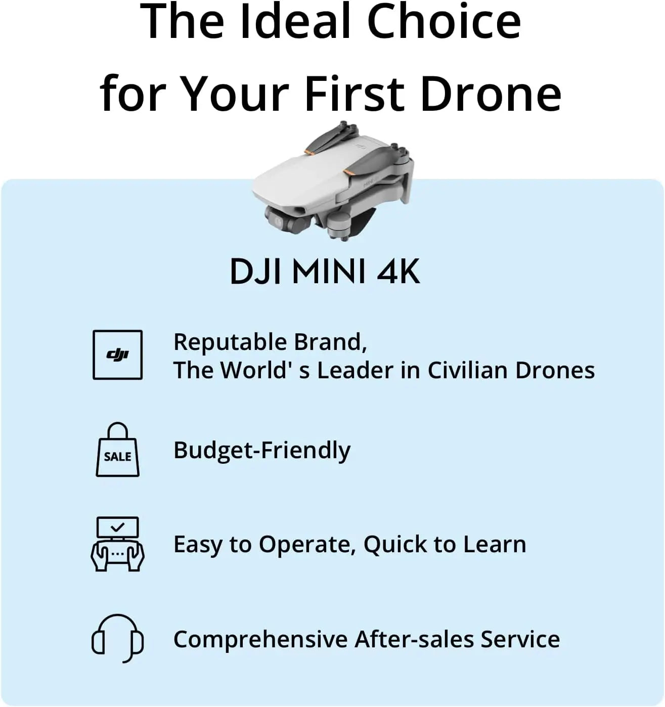 Mini 4K Drone Standard Set 4K/30Fps HDR FHD Video Transmission Original Brand New in Stock