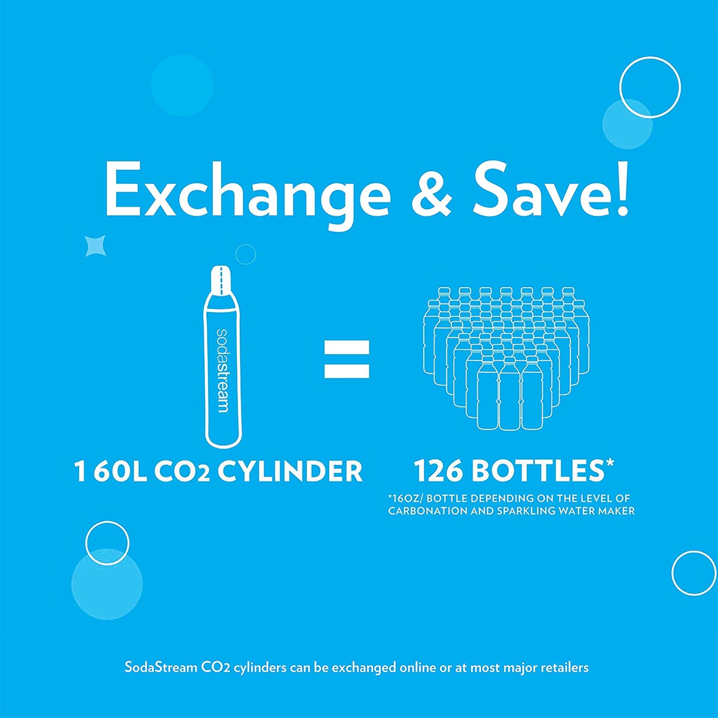 Terra Sparkling Water Maker (Red) with CO2 and Dishwasher Safe Bottle