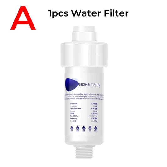Pre-Filter Water Filter PP Cotton Filter Cartridge Removal Heavy Metal Purifier Household Washing Machine Shower Water Filter