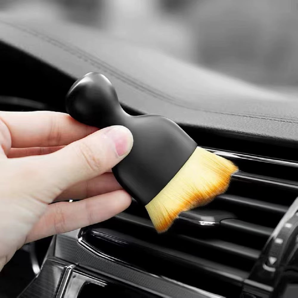 2PCS Car Interior Cleaning Brush Center Console Cleaning Brush Air Conditioning Outlet Cleaning Brush Car Cleaning Accessories