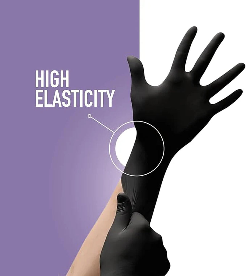 Nitrile Gloves 6 Mil, Latex Free, Powder-Free (1 Pack- 100Pcs.)