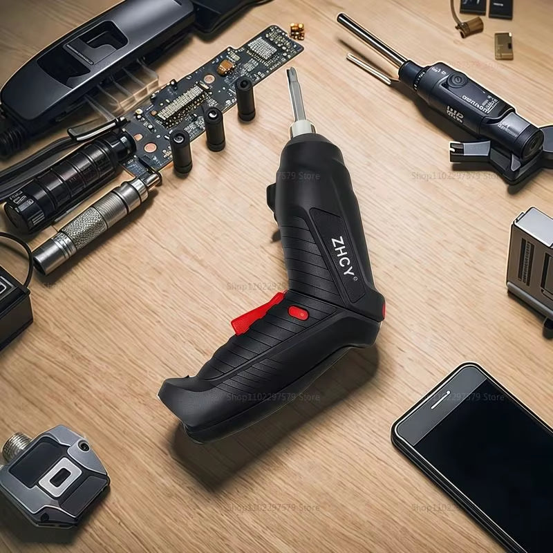 47Pcs Rechargeable Electric Screwdriver Kit 3.6V Cordless Lithium Power Tool Set 1800Mah Battery Powered Portable Cordless