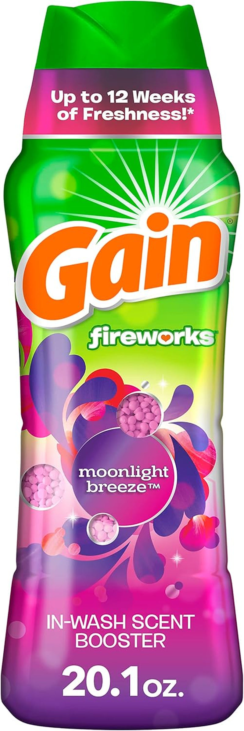 Fireworks Laundry Scent Booster Beads for Washer, Moonlight Breeze, 20.1 Oz