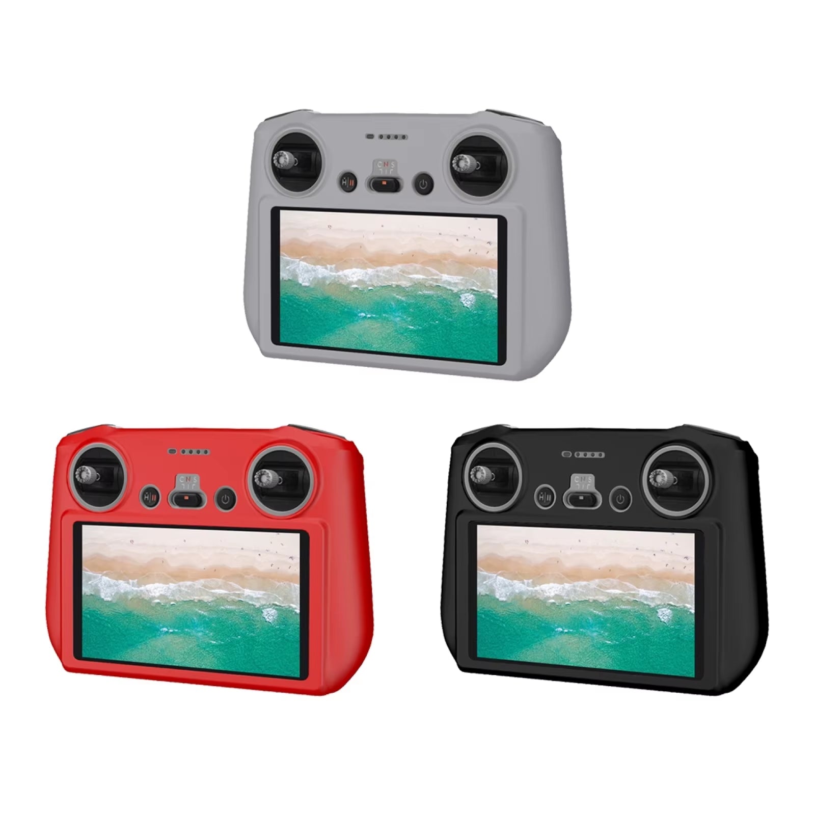 PULUZ Soft Silicone Case for  Mini 3 Pro /  RC Remote Controller Scratch-Proof Protective Skin Cover Accessories
