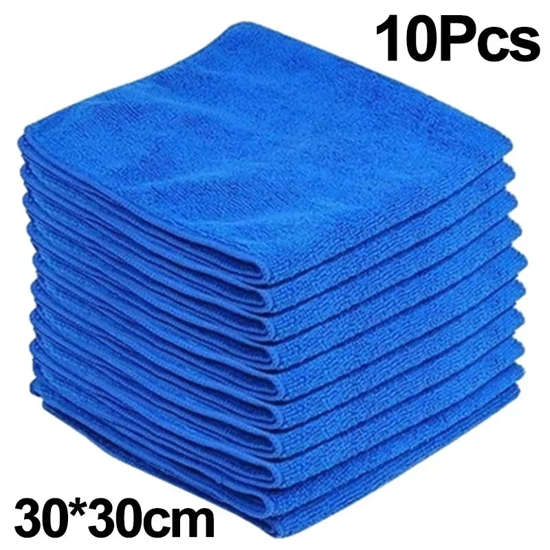 Thin Microfiber Cleaning Cloths Lint Free Microfiber Cleaning Towel Cloths Reusable Cleaning Towels Absorbent for Car Window