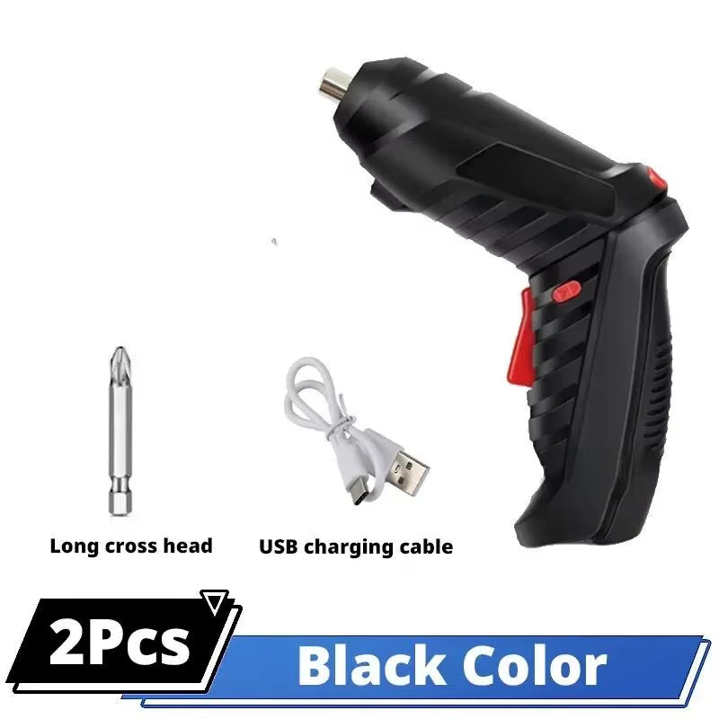 47Pcs Rechargeable Electric Screwdriver Kit 3.6V Cordless Lithium Power Tool Set 1800Mah Battery Powered Portable Cordless