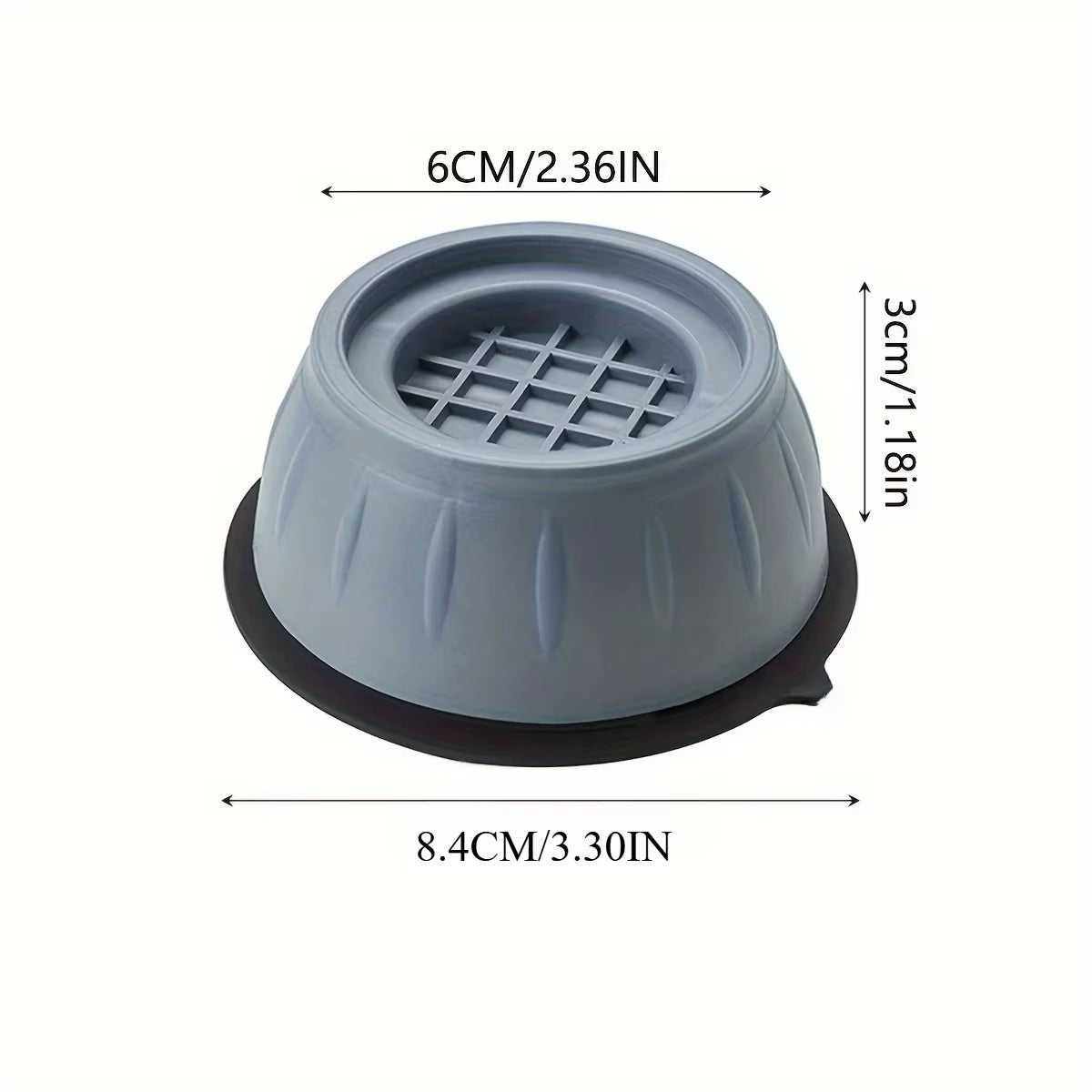 4Pcs anti Vibration Feet Pads Rubber Mat Slipstop Silent Dampers Stand Universal Washing Machine Refrigerator Furniture Foot Pad