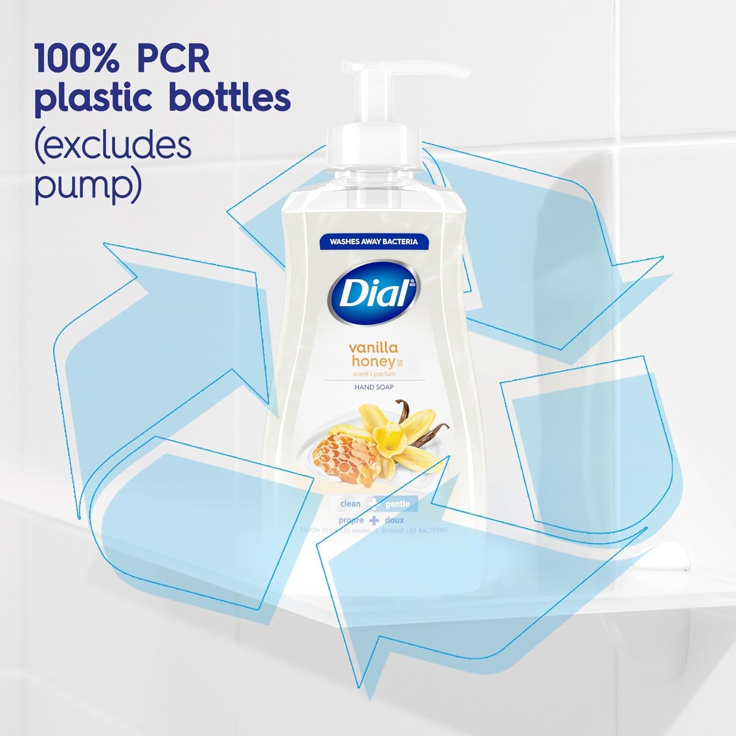 Liquid Hand Soap, Vanilla Honey Scent, 52 Fl Oz Hand Soap Refill (Pack of 3), Dermatologist-Tested, Gentle Formula